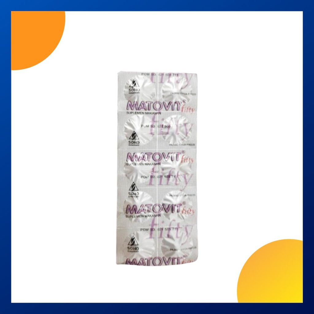 Matovit Fifty Strip 10 Tablet
