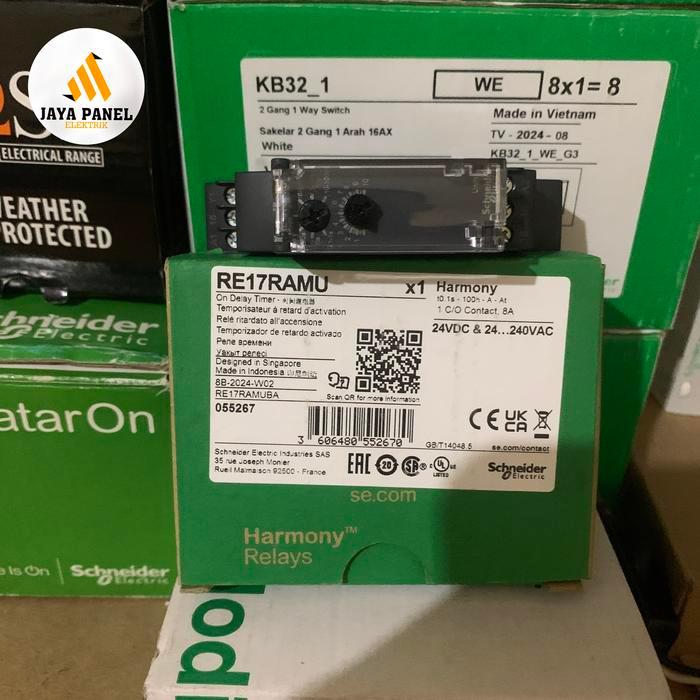 Timer Relay Schneider RE17RAMU 24VDC