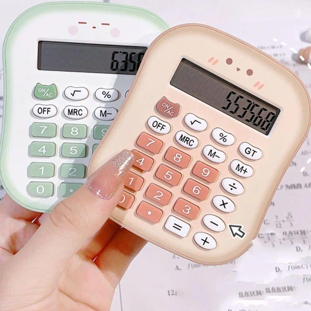 New Plastic Scientific Calculator Portable Candy Color Math Calculator Mini Cute Student Stationery 