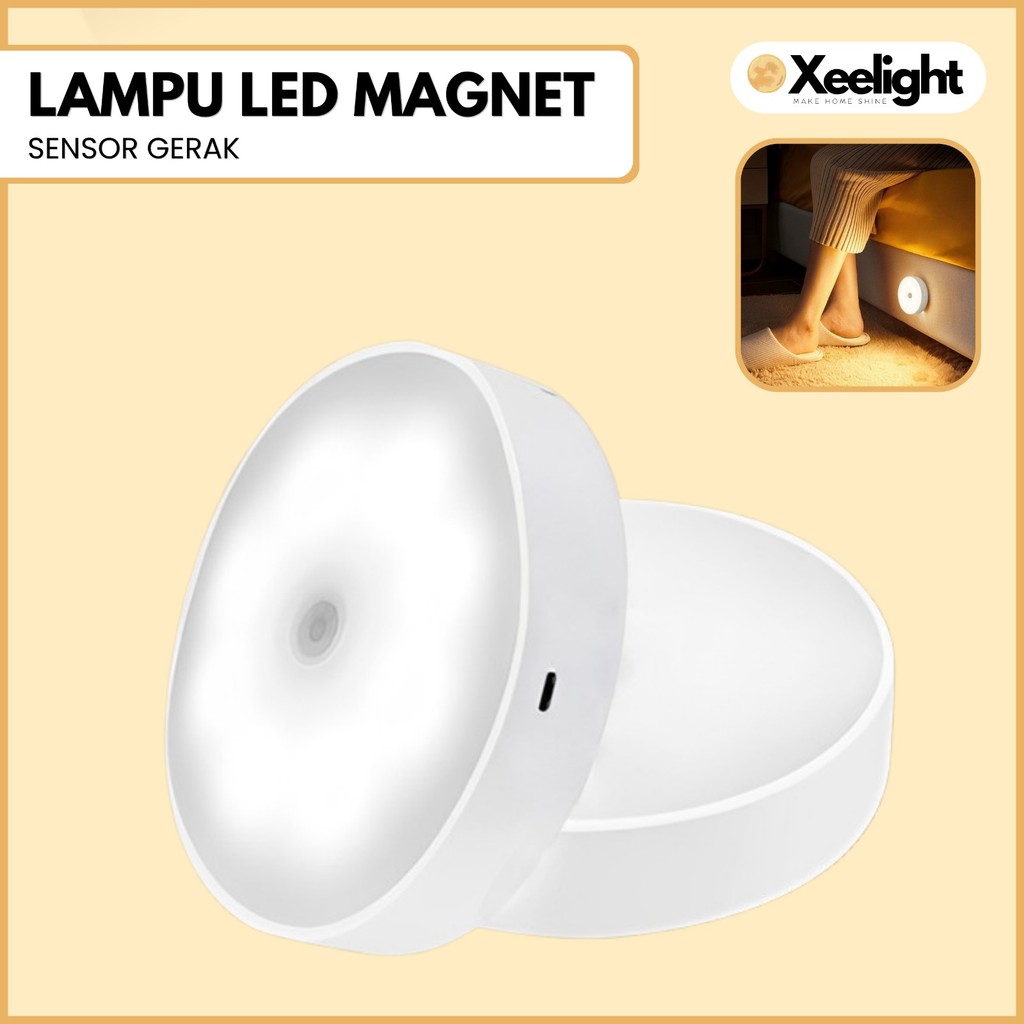 Lampu Sensor Gerak Cahaya Otomatis PORTABLE Lampu Otomatis Sensor Cahaya Lampu Tangga Indoor Sensor 
