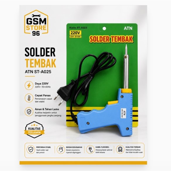 Solder Tembak 25 watt ATN