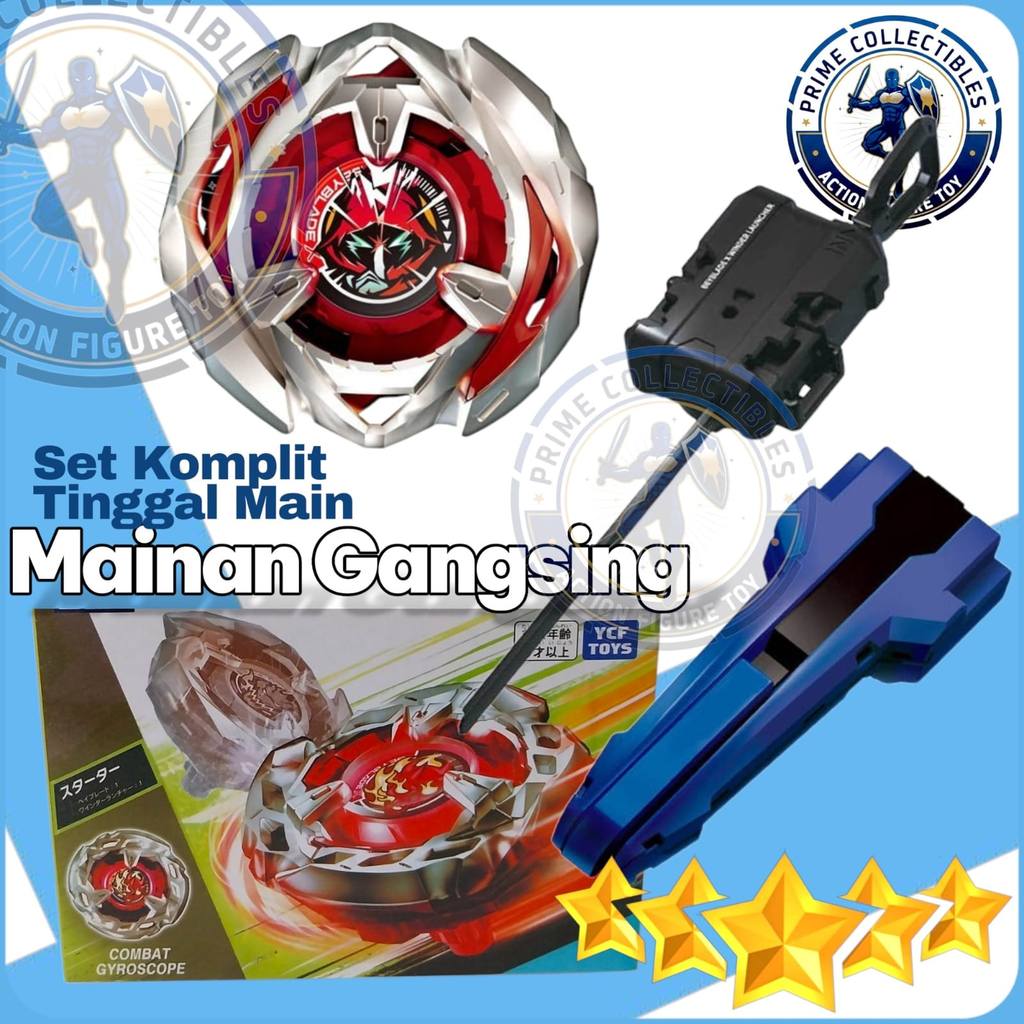 TERBARU Mainan Anak Gasing Petarung Gyroscope Combat X Metal Series Murah Kado Gangsing Berputar
