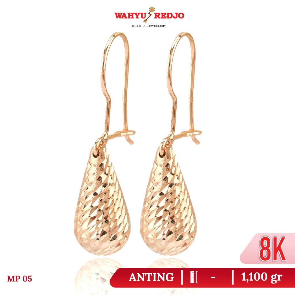 Anting Emas Kadar 8K Wahyu Redjo AN-8K 31997185 Non Pameran