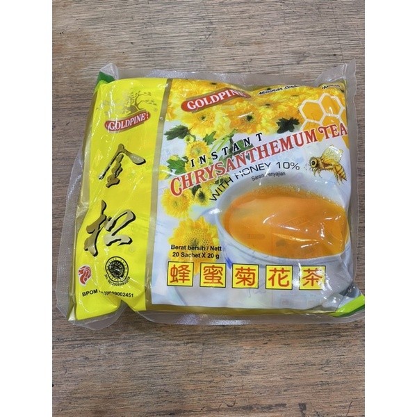 Produk Terbaru Chrysanthemum Tea with Honey GOLDPINE#teh bunga cina#teh herbal krisan#teh krisan#imp
