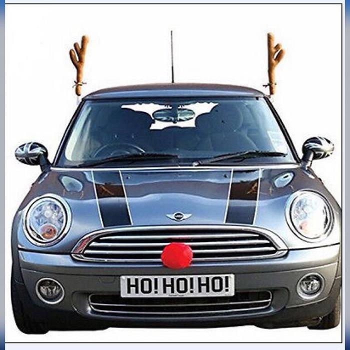 Tanduk Rusa Mobil Car Antler hiasan natal