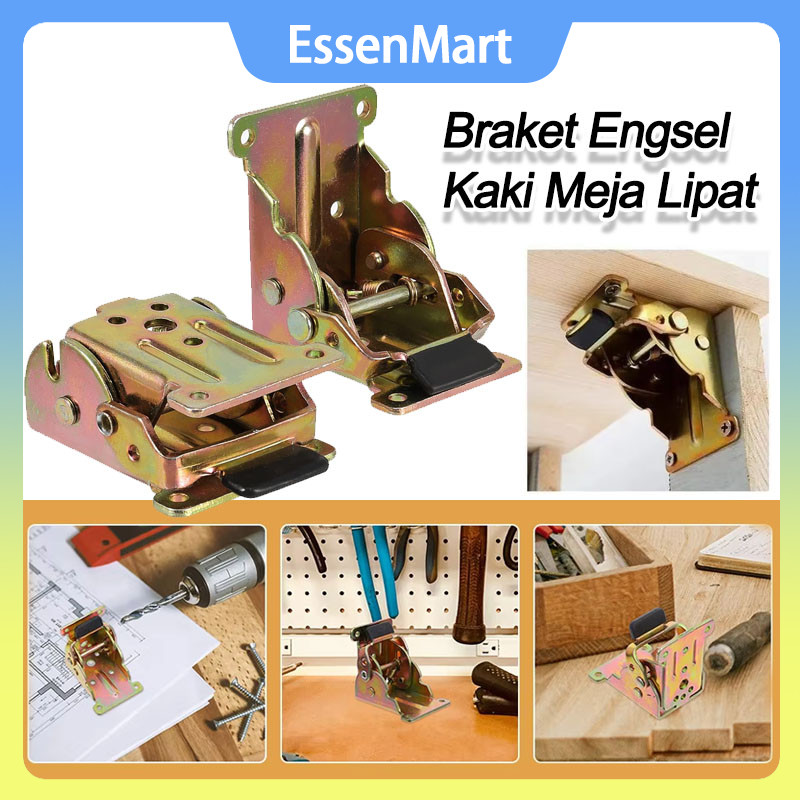 Braket Engsel Kaki Meja Lipat / Engsel Siku Kaki Meja Lipat / Bracket Engsel Kaki Meja 90 Derajat Fr