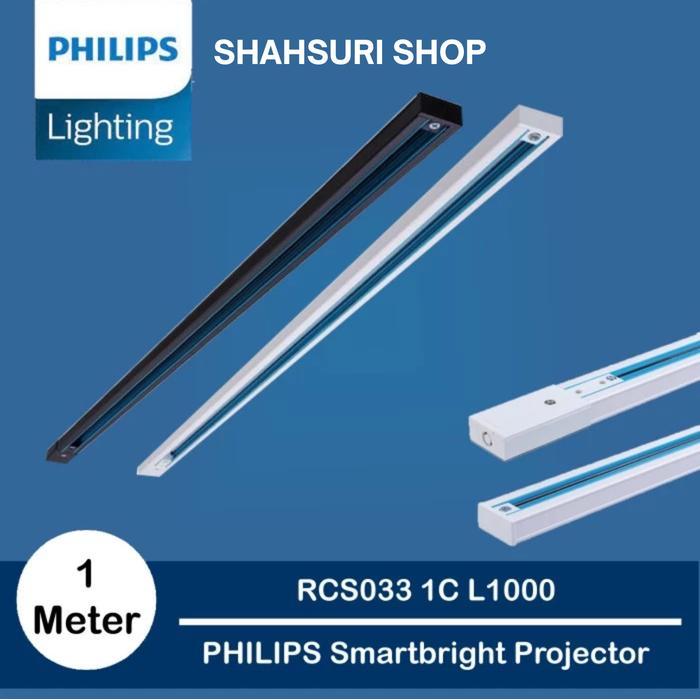 PHILIPS REL LAMPU SOROT RCS033 1 C L1000 REL LAMPU TRACK 1 METER - Putih