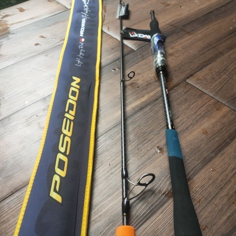 Joran Daido Poseidon PE 2-4 Light Jigging Mackarel Hunter 612 MH Pro Series Solid Carbon 30T / Joran