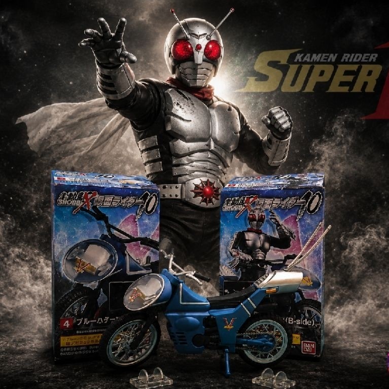 Shodo X V machine kamen rider superone motorcycle