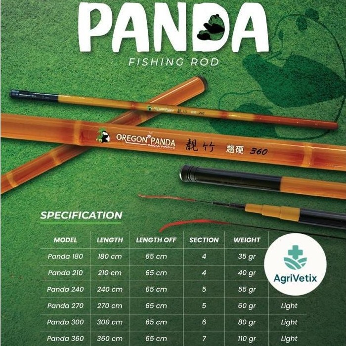 Joran Tegek Fiber Oregon Panda 180 s/d 540 - 540