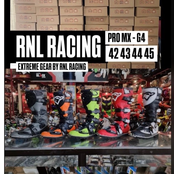 sepatu cross rnl racing pro mx-g4