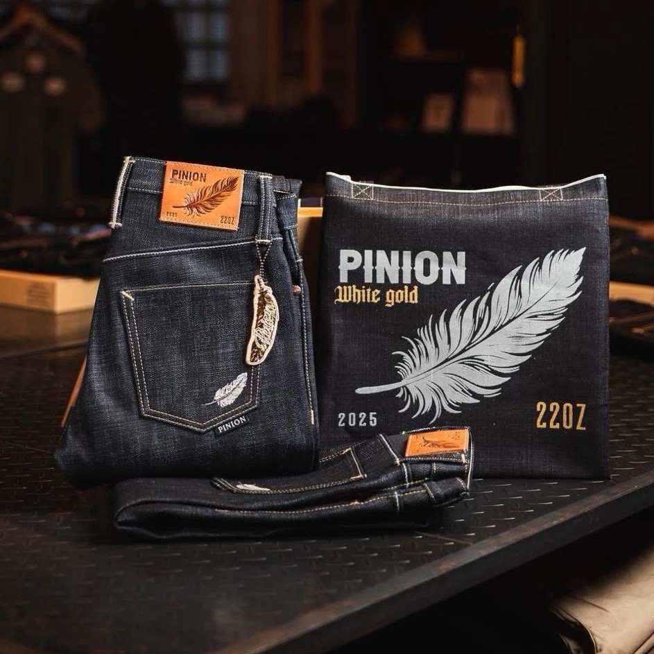 Pinion Denim - White Gold 2025 - 22 oz - Red Selvedge Denim