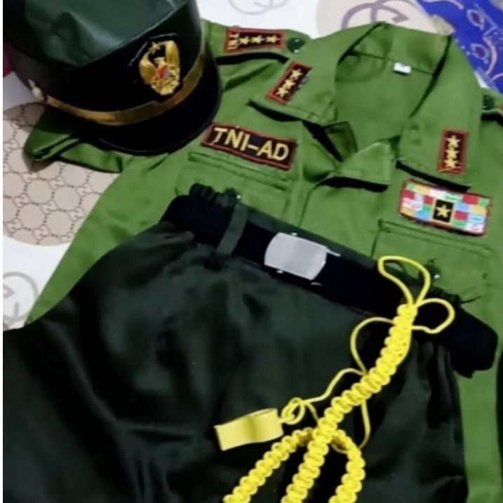 Seragam TNI AD Anak - Baju pdh TNI AD anak - seragam pdh tni ad anak - seragam profesi pdh tni ad an
