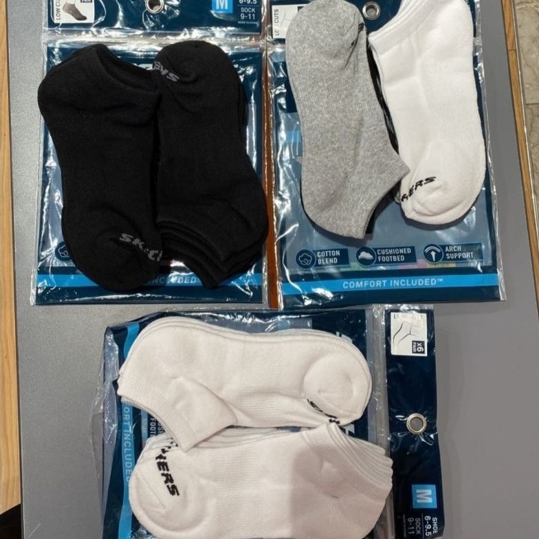 Kaos Kaki Skechers 6 Set - Socks Skechers Low Cut/Qtr - Kaos Kaki Unisex