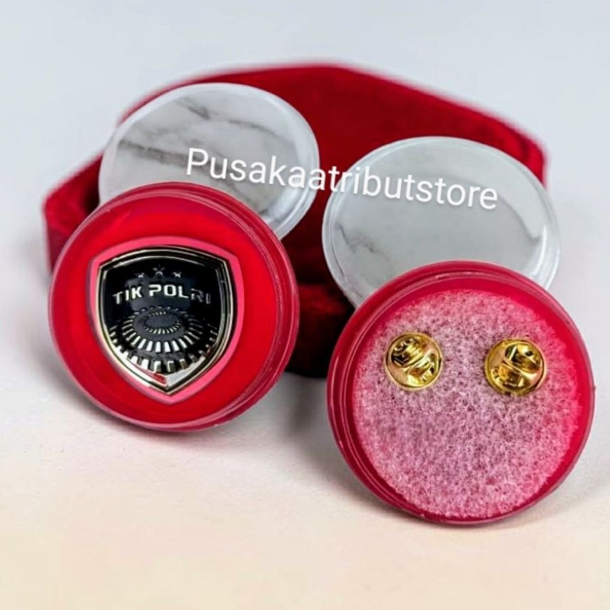 BREVET PREMIUM / PIN TIK POLRI HITAM / PIN TIK POLRI / PIN SEPUH EMAS / PIN PDH