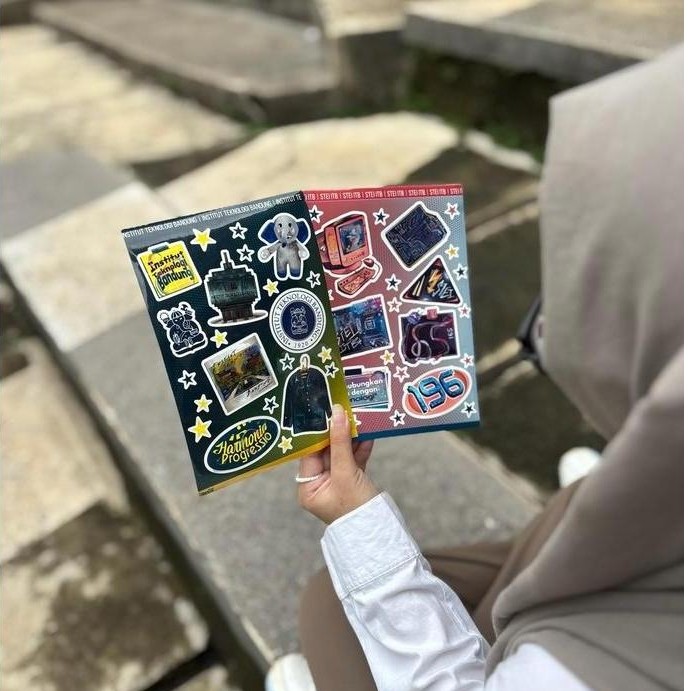 Packen- [New] Sticker Pack Itb - Stiker Institut Teknologi Bandung Kampus Sticker Laptop Ipad Buku C