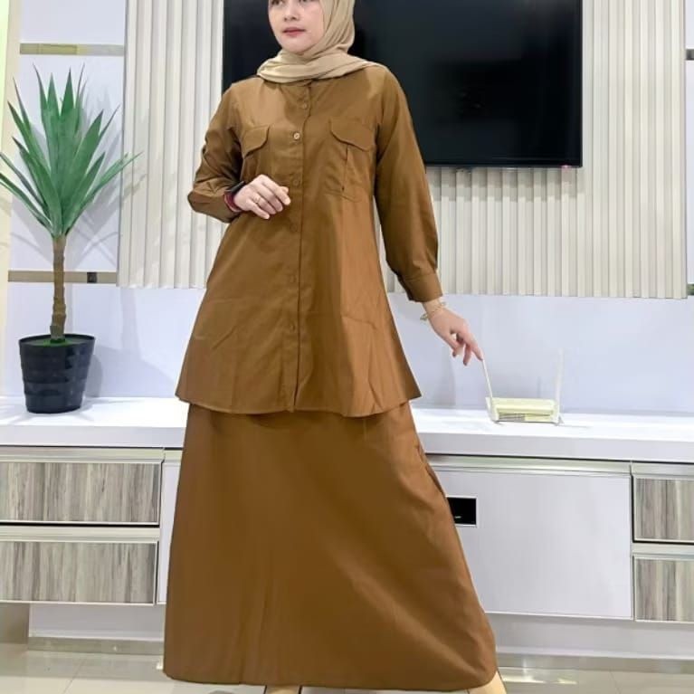 Stelan Rok Pemda ASN model Terbaru Baju Dinas Pemda Bahan Toyobo Fodu Original