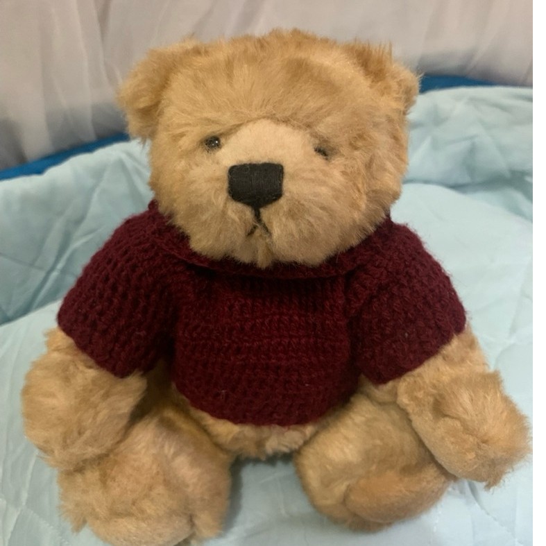 Boneka Teddy Bear vintage artikulasi
