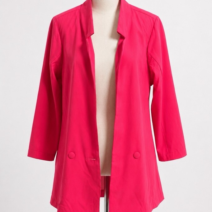 PRELOVED BLAZER PINK FANTA