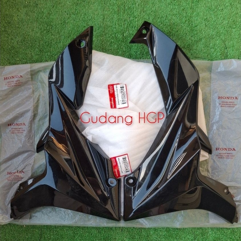 Cover L & R Lower Set Black Cover Sayap Bawah Kanan Kiri Hitam Blade Karbu 64460 64470-KWB-920FMB Or