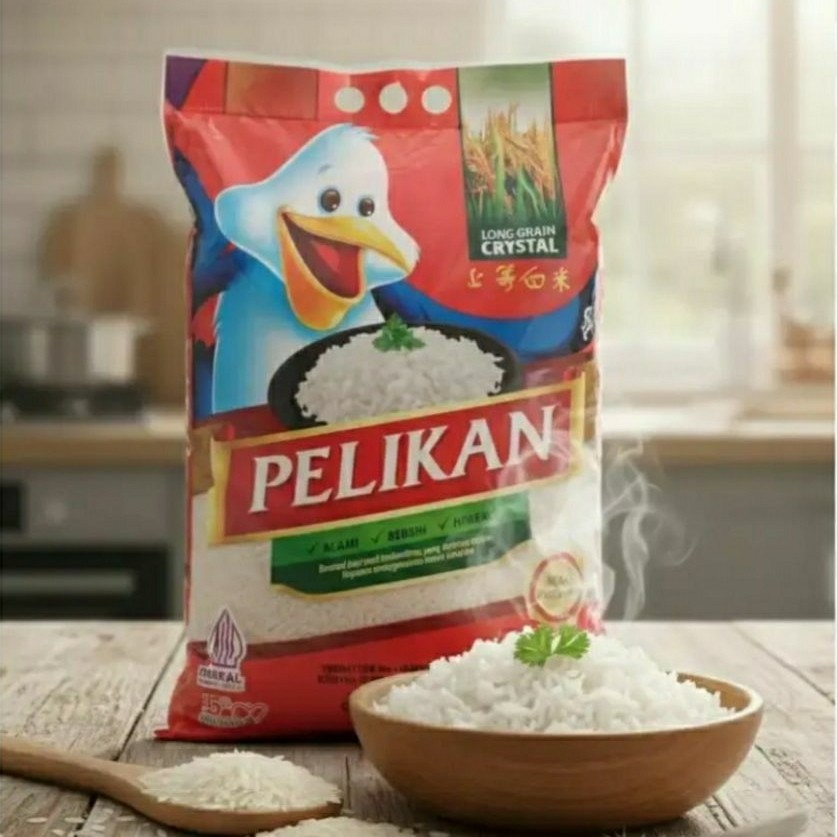 beras cap pelikan