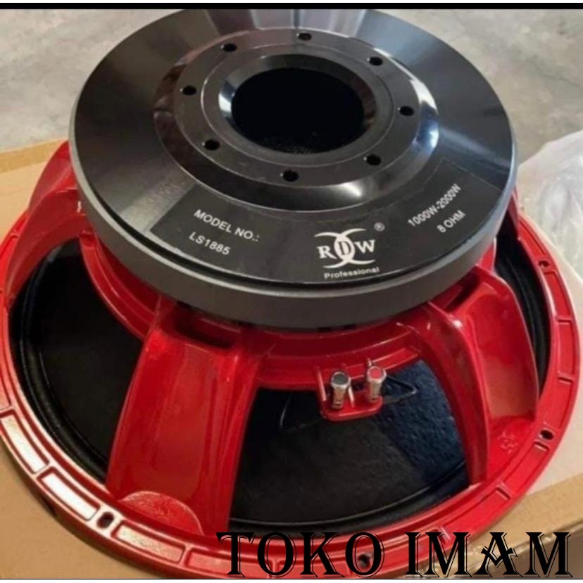 Speaker komponen rdw 18 ls1885 ls 1885 18inch vc 5in produk original