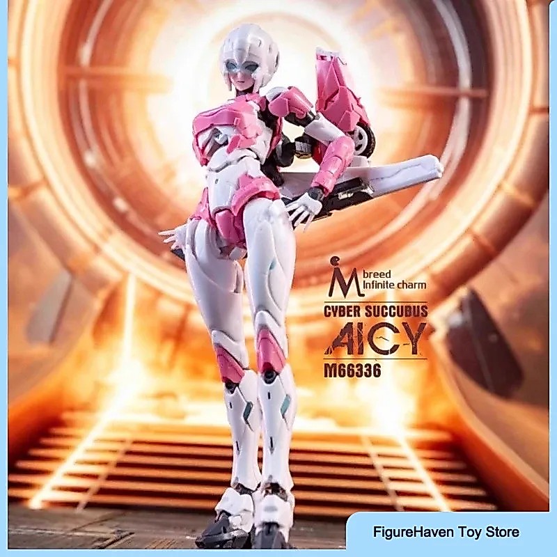 Meili Infinity M66336 17cm Arcee Transformer Assembly Model Kit Doll Desktop Ornament Robot Toys