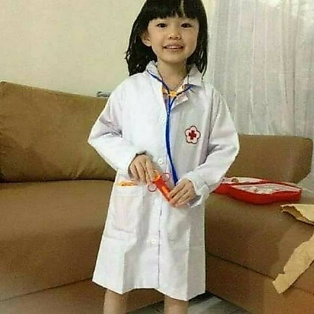 Baju dokter anak kostum dokter anak baju profesi seragam anak seragam dokter kecil kostum profesi