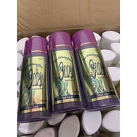 (HDPE) HB NIGHT SKIN WHITENING GLOW 6x Dosis Extra (ORIGINAL)