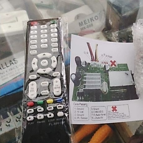 Tuner Digital buat tv tabung dan led + Remot dan ada colok usb buat doggle