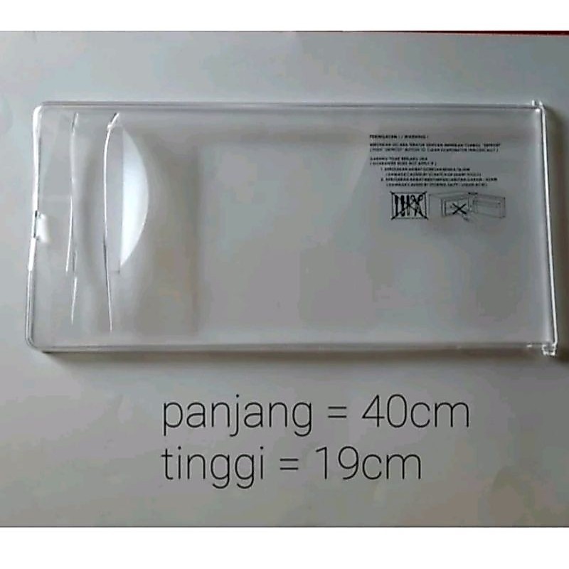 Tutup freezer kulkas Sharp kirei original