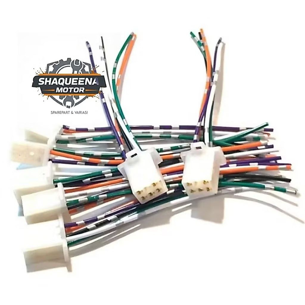10PCS SOKET SOCKET CDI GRAND SUPRA KARISMA ASTREA PRIMA LEGENDA C70 KABEL BINTIK KUALITAS IMPORT / S
