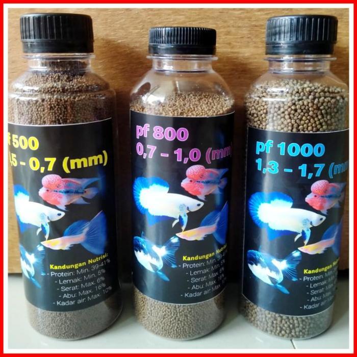 Pakan ikan PF1000 PF800 PF500 PELET Makanan Ikan Hias Buat Ikan Koi Koki Lele