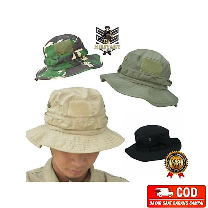 Topi Rimba Army/ Topi Army / Jungle  Hat / Topi Rimba / Topi Gunung / Topi Murah