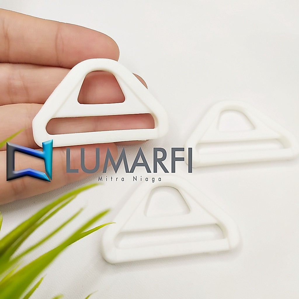Ring A 3,8 cm / Ring Segitiga Tas 3,8cm Putih