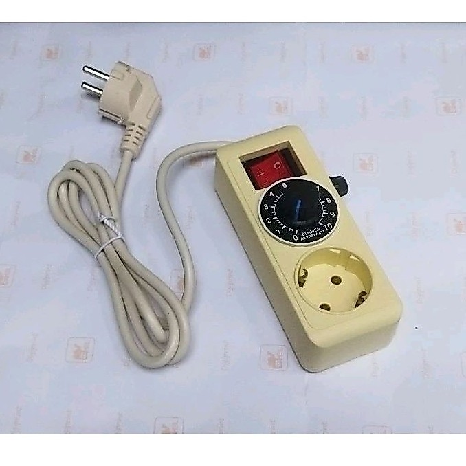Dimmer 2000W Stop Kontak Dimer 1 lubang