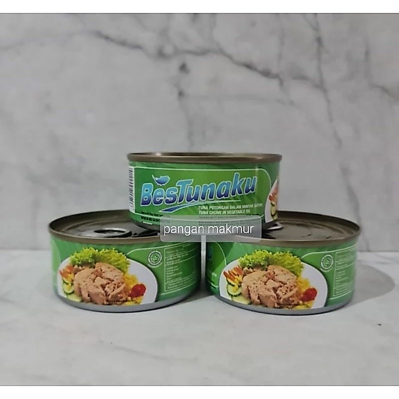 bestunaku tuna kaleng dalam minyak sayur 150 gr