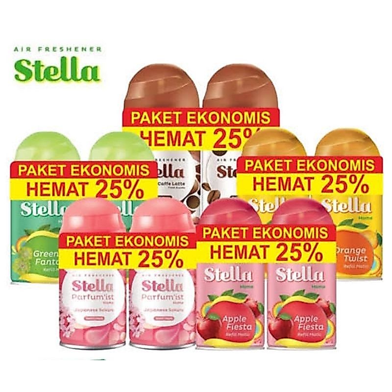 Stella Matic Refill 2x225ml Pengharum Ruangan