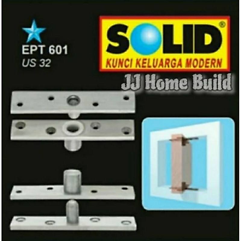 Engsel Pivot SOLID EPT 601 / Engsel Pintu / Pivot Hinge EPT 601