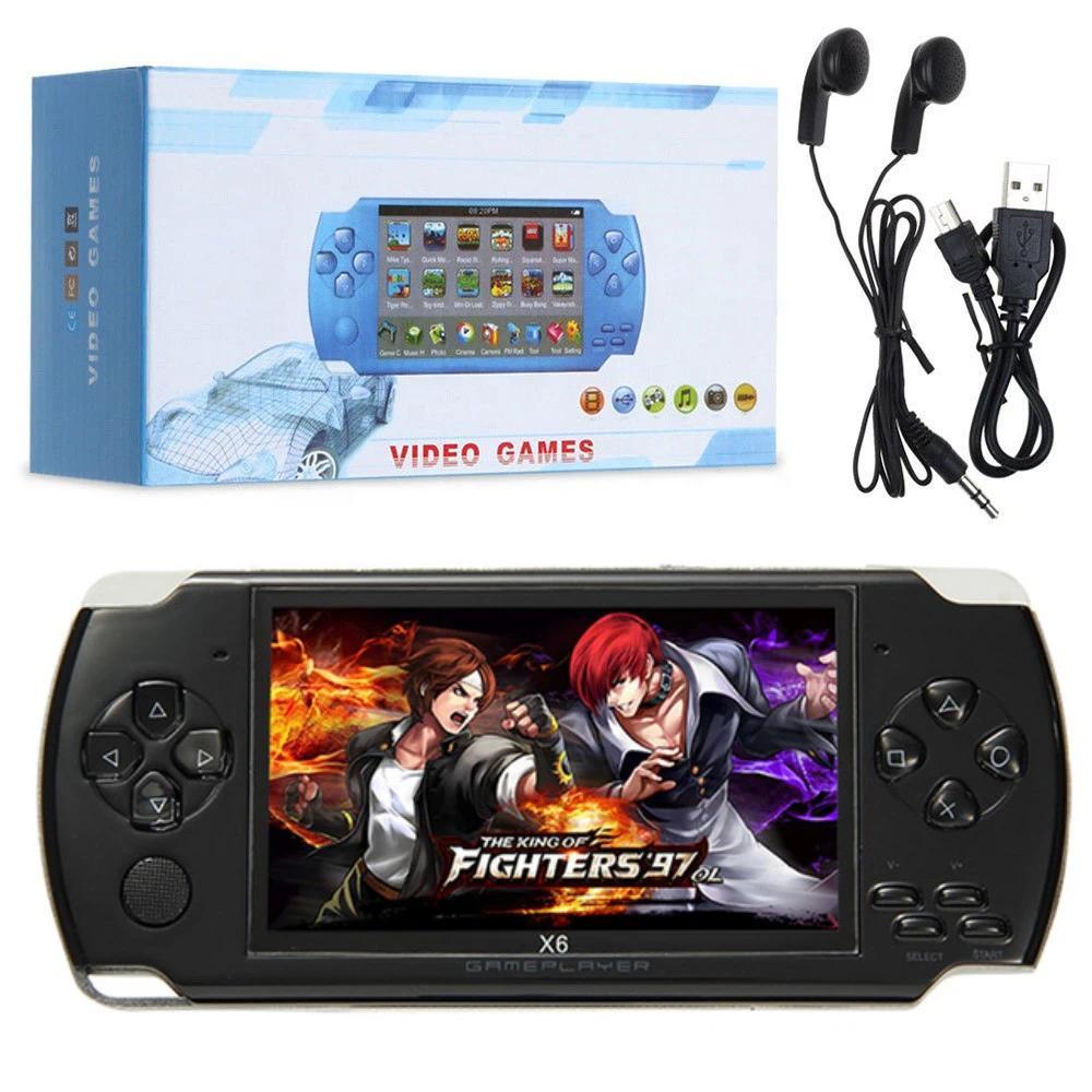 Hot Selling 4.3 inch Retro Gaming X6 Portable Game Console Built-in Game Box Multifunctional Handhel