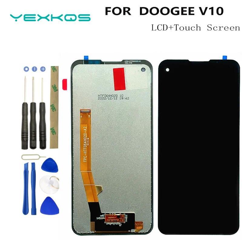 New 6.39 in DOOGEE V10 LCD splay +Tou Screen gitizer 100% Original LCD+Tou gitizer for DOOGEE V11 Re