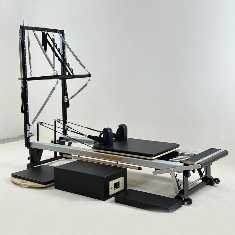 HighQuality Aluminum Trapeze Pilates Reformer Tower Advanced Flexibility and Strength Training Pilat