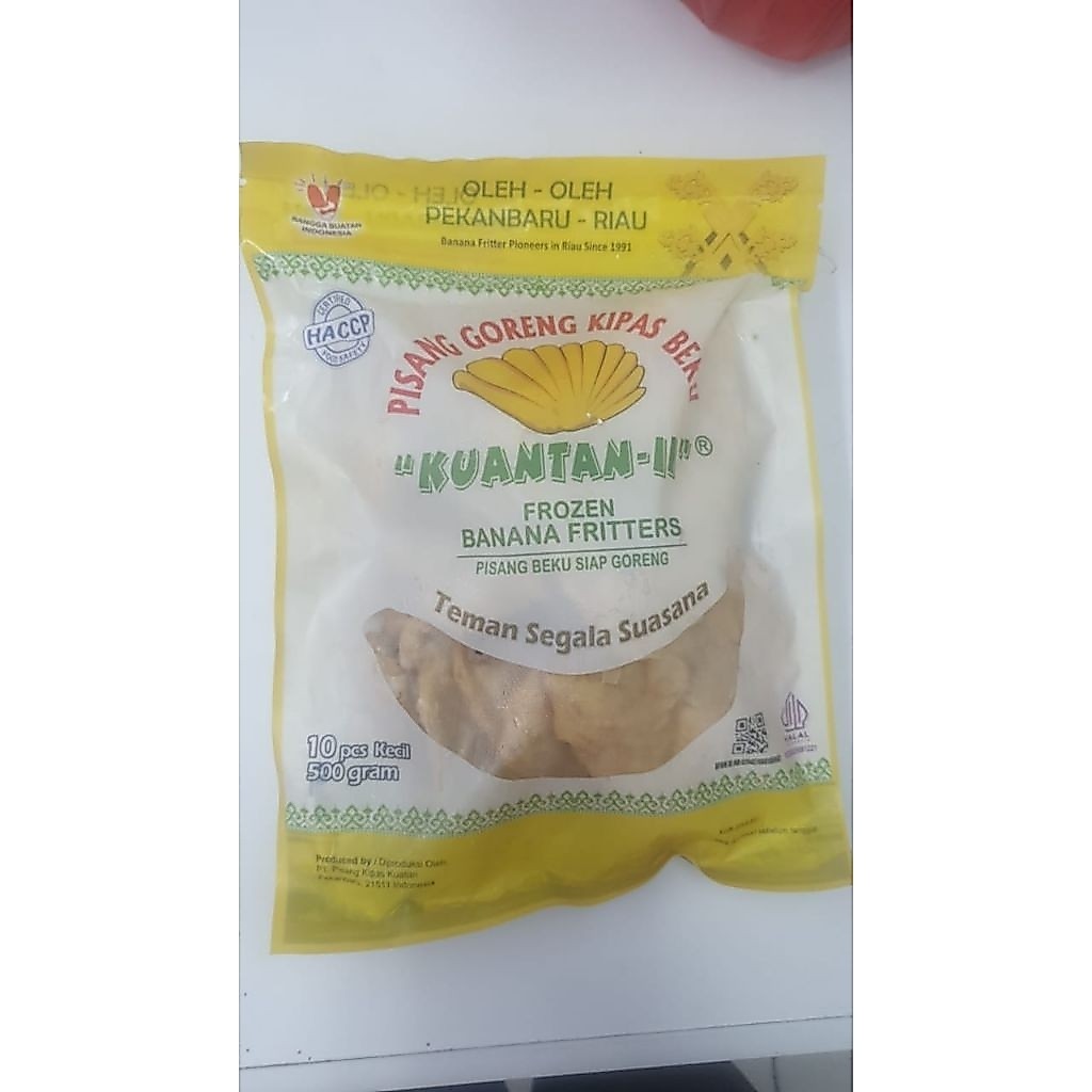 Pisang Kipas Frozen KUANTAN II KECIL 500 gram