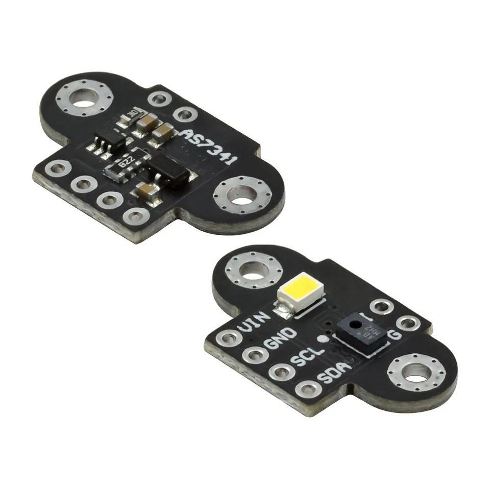 GY-AS7262 AS7263 AS7341 as7343 modul sensor spektrometer warna inframerah cahaya tampak