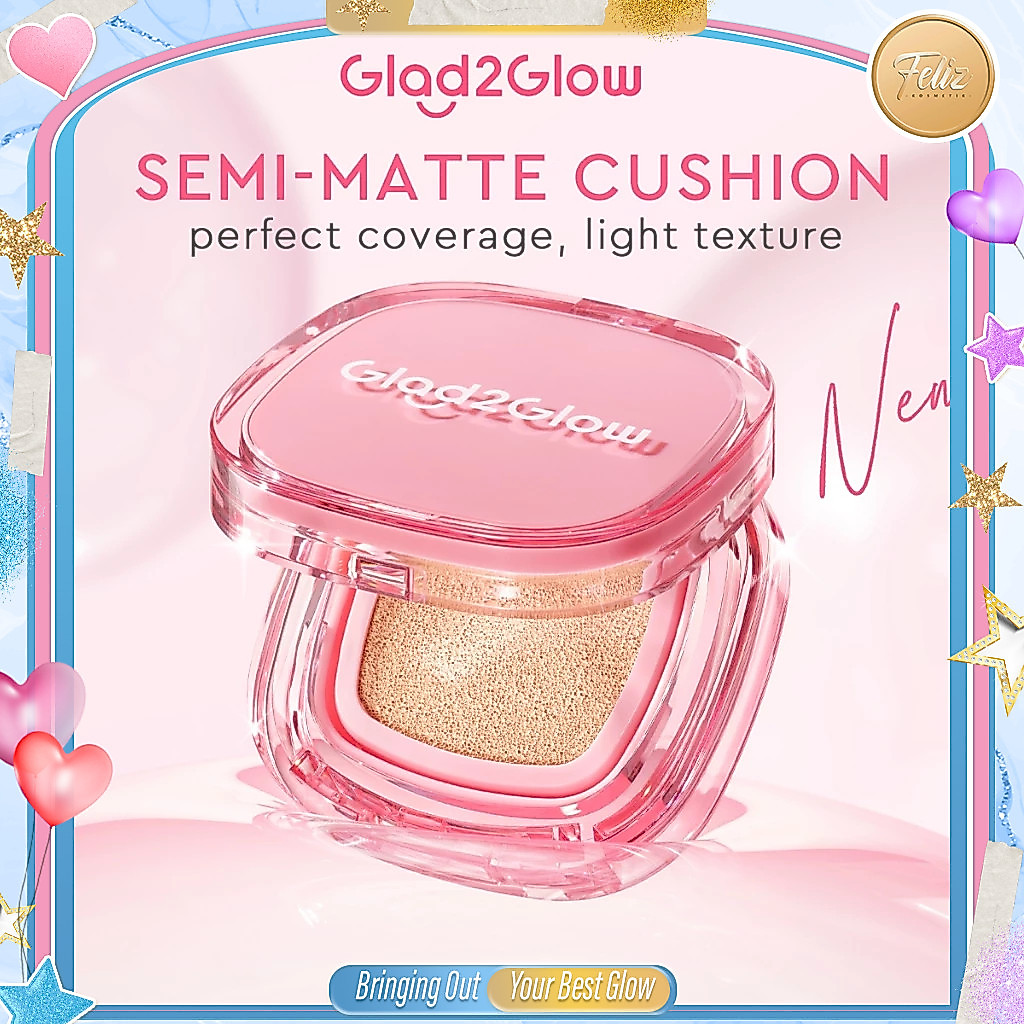 * FELIZ * GLAD2GLOW Perfect Cover Cushion 11gr (PINK)