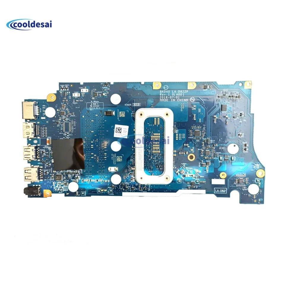 LA-D822P For Dell piron 7460 7560 Vostro 5468 5568 Laptop Motherboard With I3-6006 I3-7100 I5-7200 I