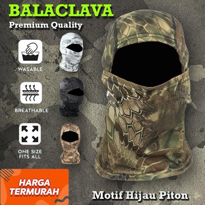 Balaclava Face Mask Bahan Premium Masker Helm Masker Motor Full Face dan Masker Motor Half Face Mask