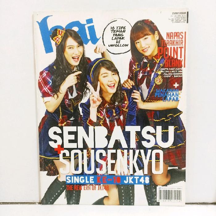 Majalah hai 22 - 28 Juni 2015 : senbatsu sousenkyo single ke - 10 JKT 48