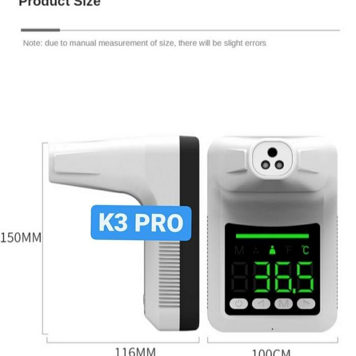 READY Thermometer k3 pro k3 k3 plus thermometer wall thermometer dinding - K3 PRO & tripod