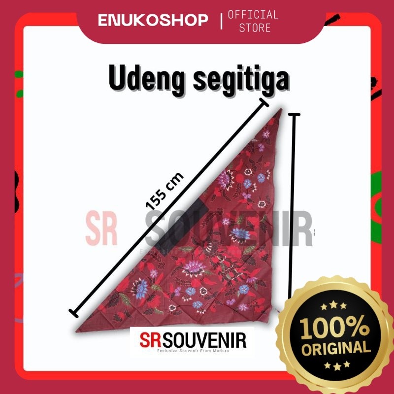 Udeng Madura Kain Segitiga | Odheng Kain | Scraf US